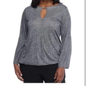 Michael Kors Stingray Keyhole Top